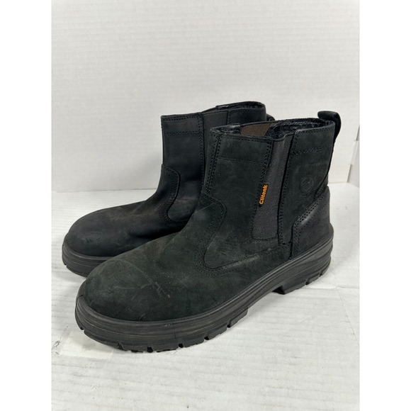 Clitenk Mens Safety Toe Work Boots ASTM F2412-11 F2413-11 Black Size 13 EH Rated main image 9
